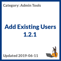 Add Existing Users 1.2.1