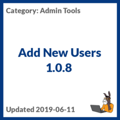 Add New Users 1.0.8