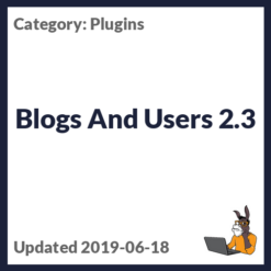 Blogs And Users 2.3