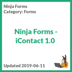 Ninja Forms - iContact 1.0