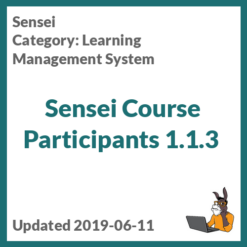 Sensei Course Participants 1.1.3
