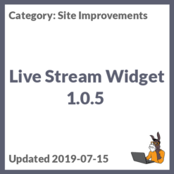 Live Stream Widget 1.0.5