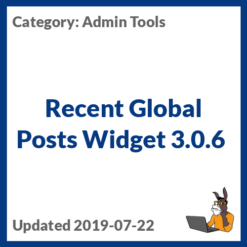 Recent Global Posts Widget 3.0.6