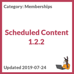 Scheduled Content 1.2.2