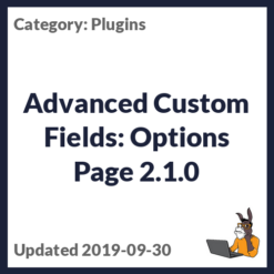 Advanced Custom Fields: Options Page