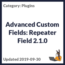 Advanced Custom Fields: Repeater Field