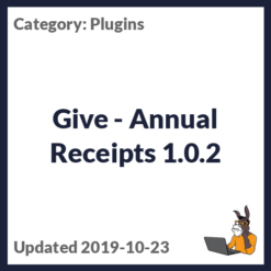 Give - Annual Receipts