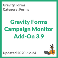 Gravity Forms Campaign Monitor Add-On