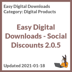 Easy Digital Downloads - Social Discounts