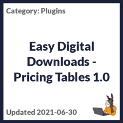 Easy Digital Downloads - Pricing Tables