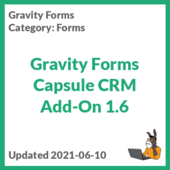Gravity Forms Capsule CRM Add-On