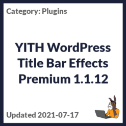 YITH WordPress Title Bar Effects Premium