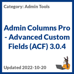 Admin Columns Pro - Advanced Custom Fields (ACF)