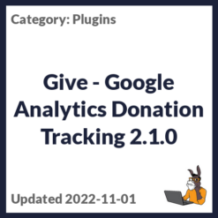Give - Google Analytics Donation Tracking