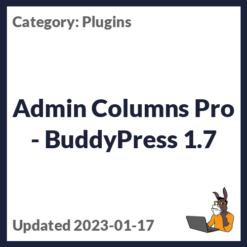 Admin Columns Pro - BuddyPress