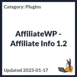 AffiliateWP - Affiliate Info
