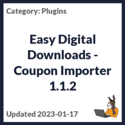 Easy Digital Downloads - Coupon Importer