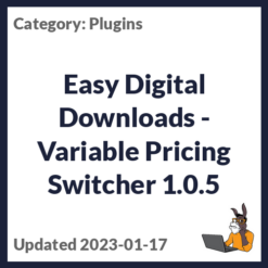 Easy Digital Downloads - Variable Pricing Switcher