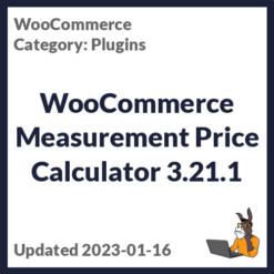 WooCommerce Measurement Price Calculator