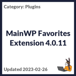 MainWP Favorites Extension