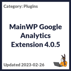 MainWP Google Analytics Extension
