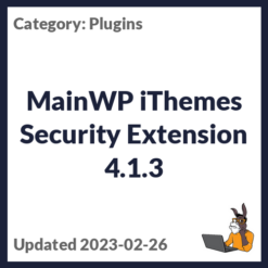 MainWP iThemes Security Extension