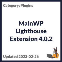 MainWP Lighthouse Extension