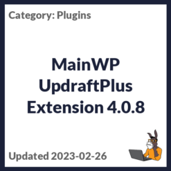 MainWP UpdraftPlus Extension