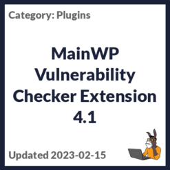 MainWP Vulnerability Checker Extension