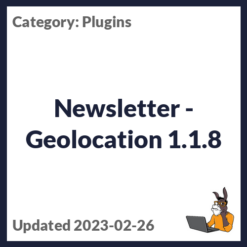 Newsletter - Geolocation