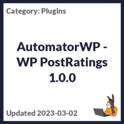 AutomatorWP - WP PostRatings