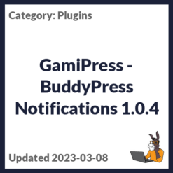 GamiPress - BuddyPress Notifications