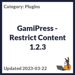 GamiPress - Restrict Content