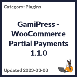 GamiPress - WooCommerce Partial Payments