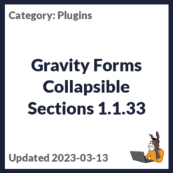 Gravity Forms Collapsible Sections