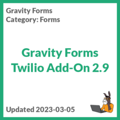 Gravity Forms Twilio Add-On