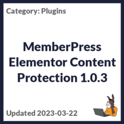 MemberPress Elementor Content Protection