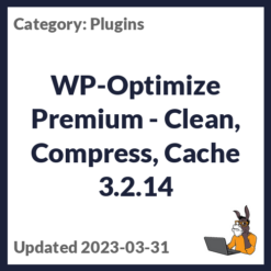 WP-Optimize Premium - Clean, Compress, Cache