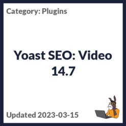 Yoast SEO: Video