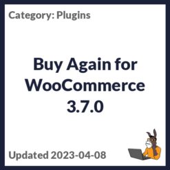 Buy Again for WooCommerce