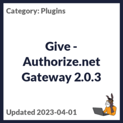Give - Authorize.net Gateway