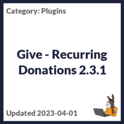 Give - Recurring Donations