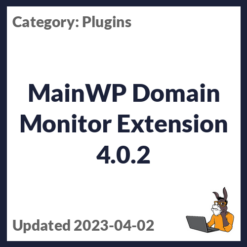 MainWP Domain Monitor Extension
