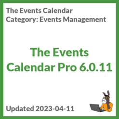 The Events Calendar Pro