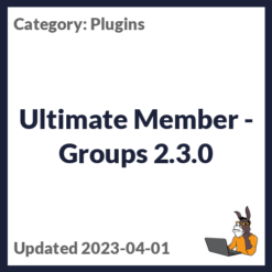 Ultimate Member - Groups