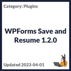 WPForms Save and Resume