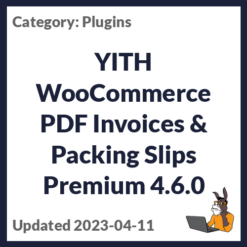 YITH WooCommerce PDF Invoices & Packing Slips Premium